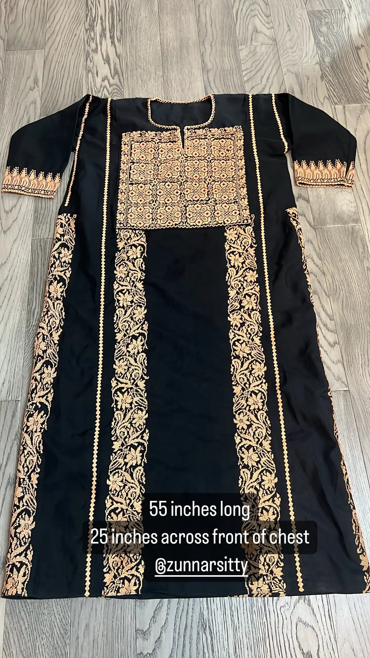 Black Thoub - Zunnar Sitty