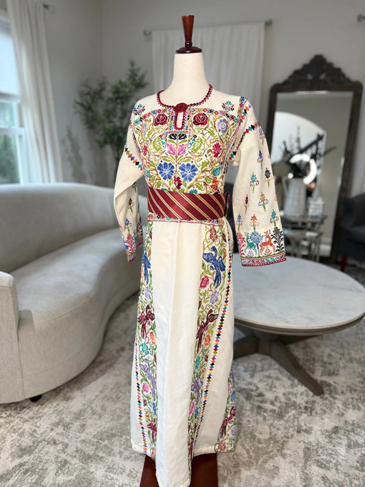 Floral Thoub Zunnar Sitty