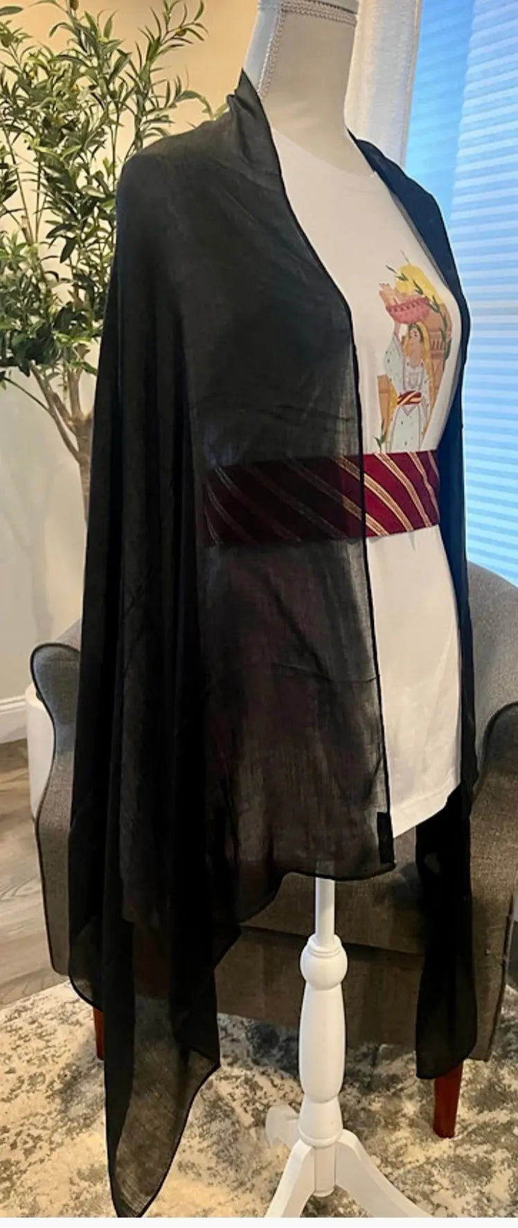 Black Modal Shawl - Zunnar Sitty