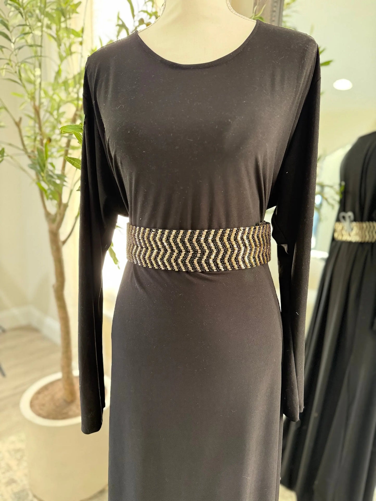 Black and Gold Malaka Belt Zunnar Sitty