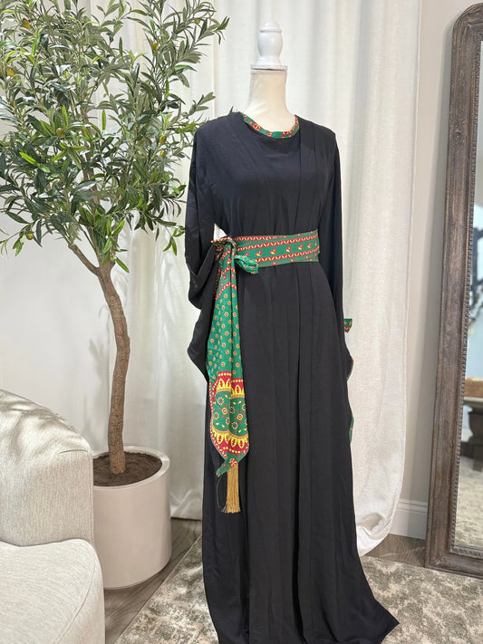 Asba 3 piece abaya set Zunnar Sitty