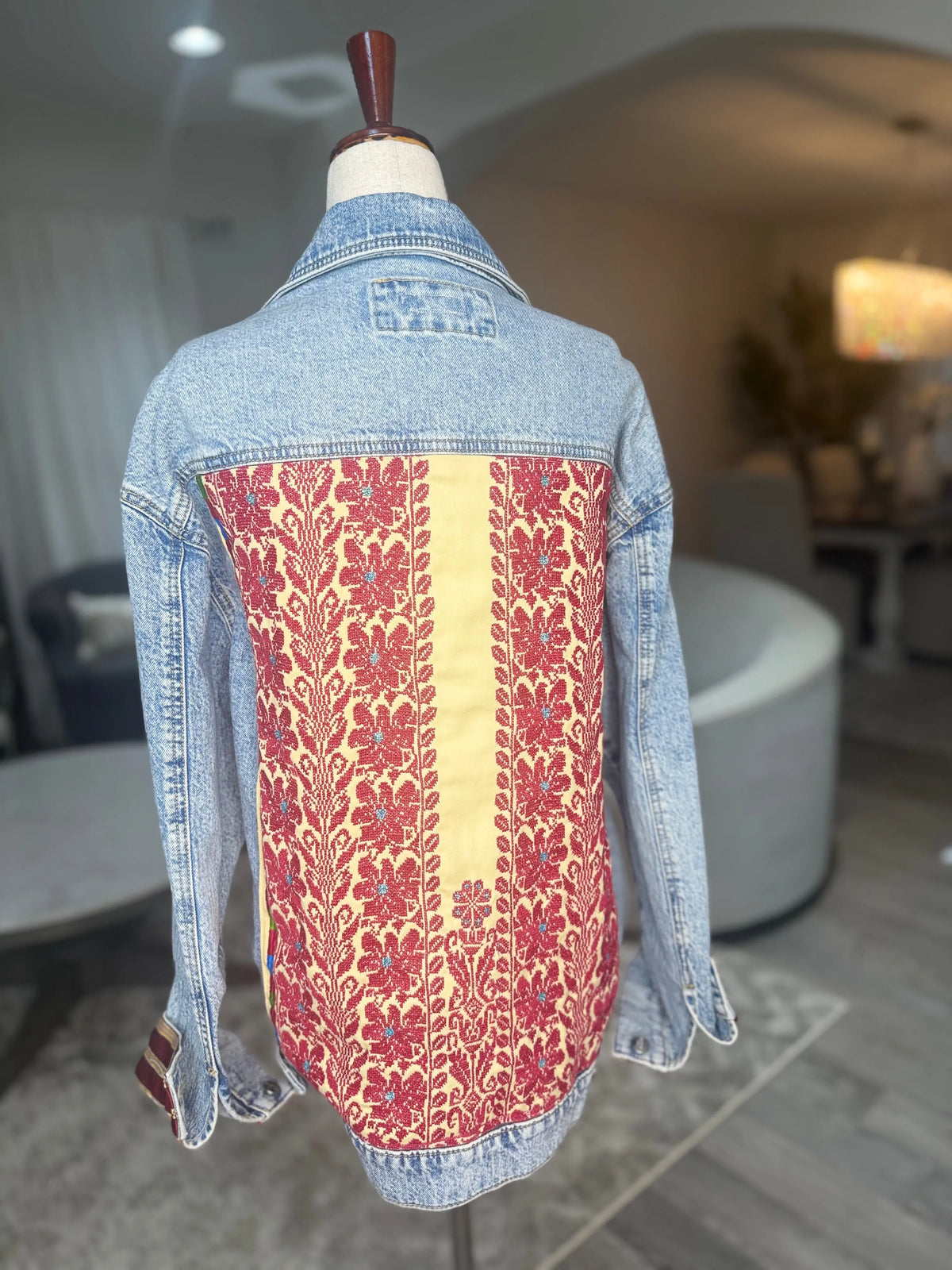 Handstiched Denim Jacket Zunnar Sitty