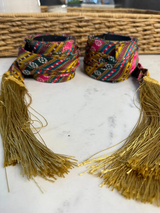 Gold and Pink Stripped Zunnar Zunnar Sitty