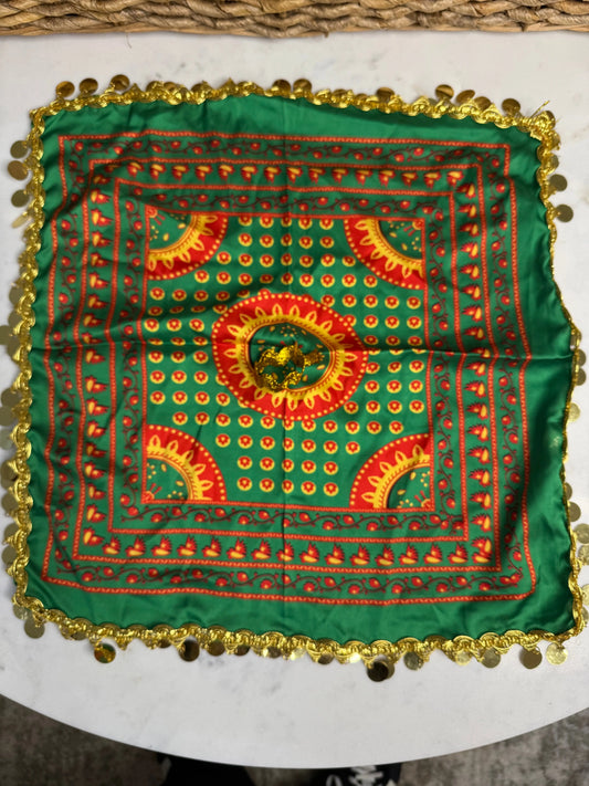 Asba Dancing Scarf with Gold Trim Zunnar Sitty