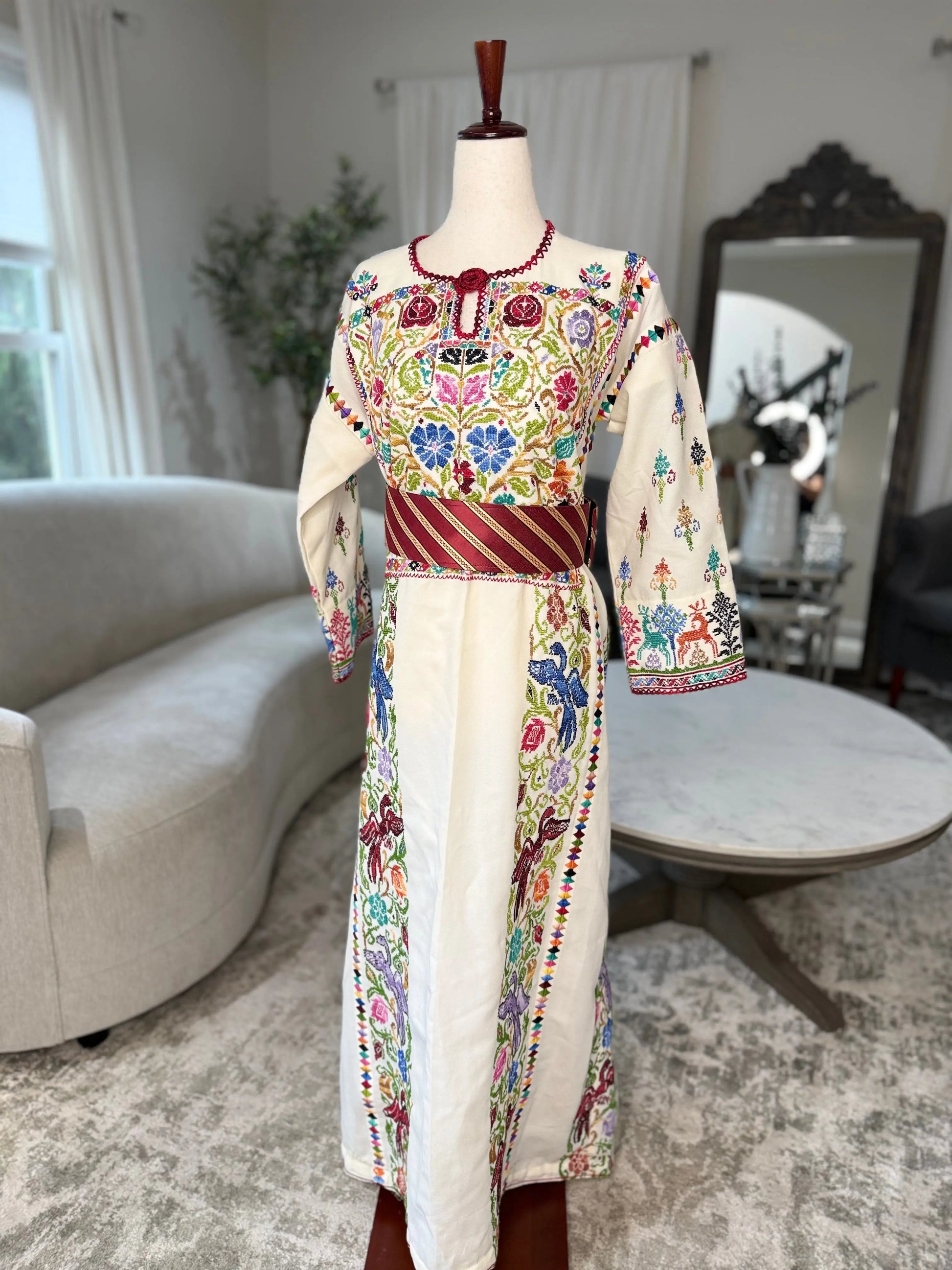 Floral Thoub Zunnar Sitty