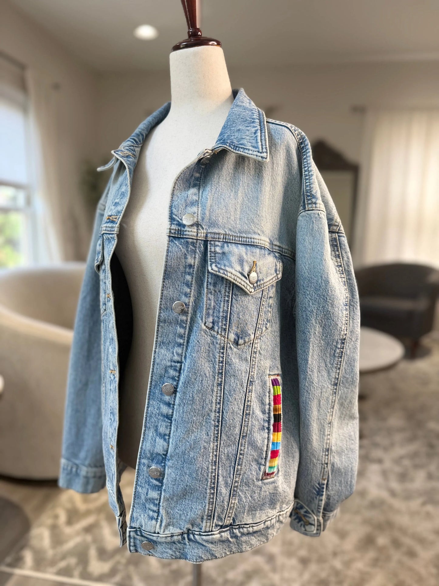 Tatreez Denim Jacket Zunnar Sitty