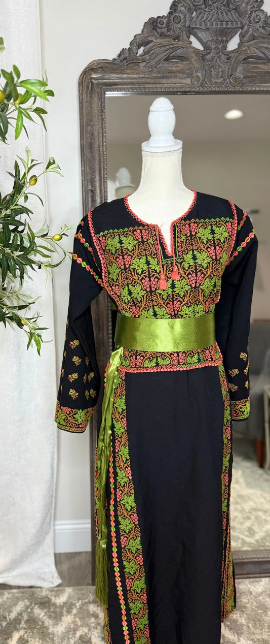 Black Thoub Zunnar Sitty