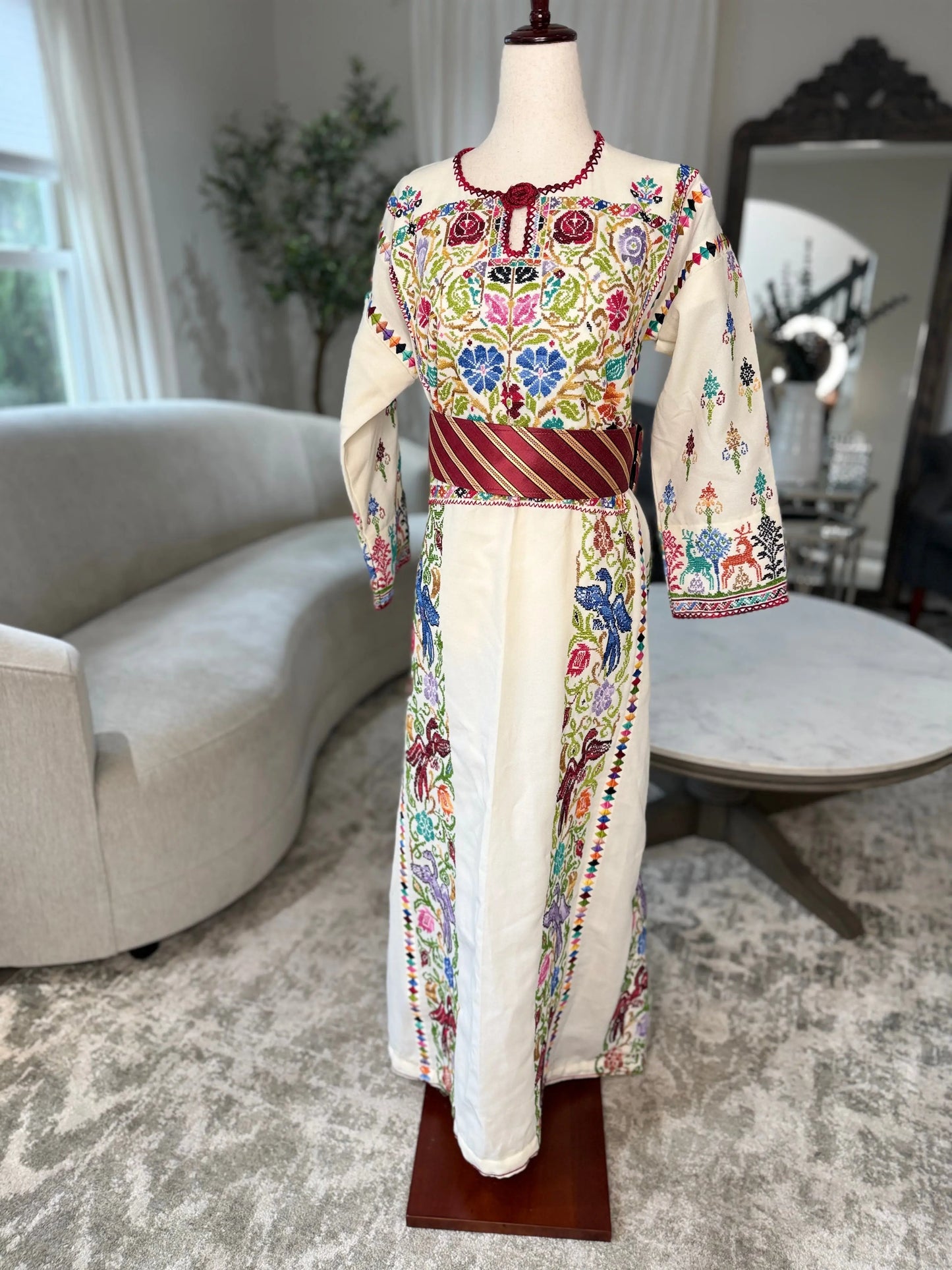 Floral Thoub Zunnar Sitty