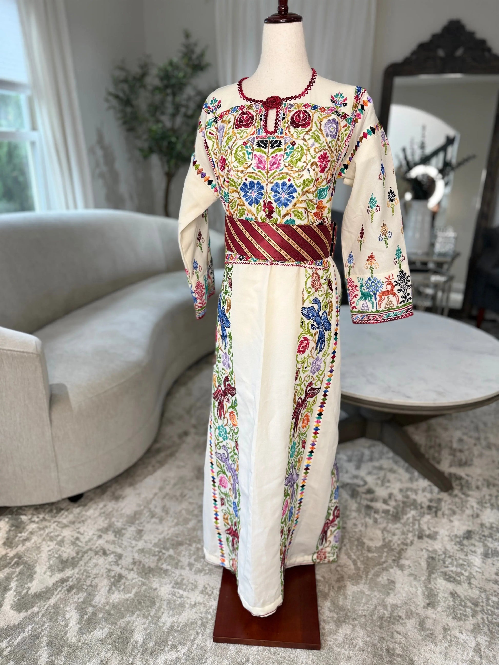 Floral Thoub Zunnar Sitty
