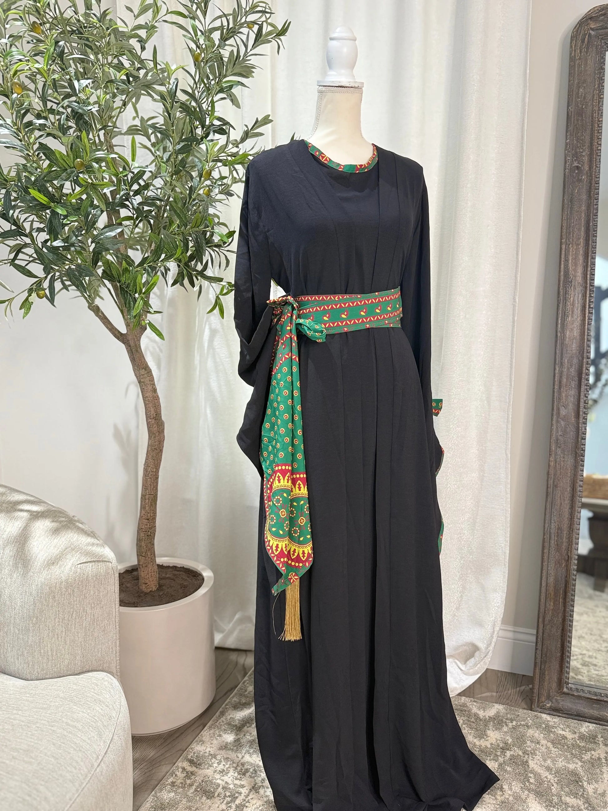 Asba 3 piece abaya set Zunnar Sitty