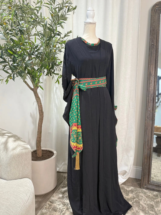 Asba 3 piece abaya set Zunnar Sitty