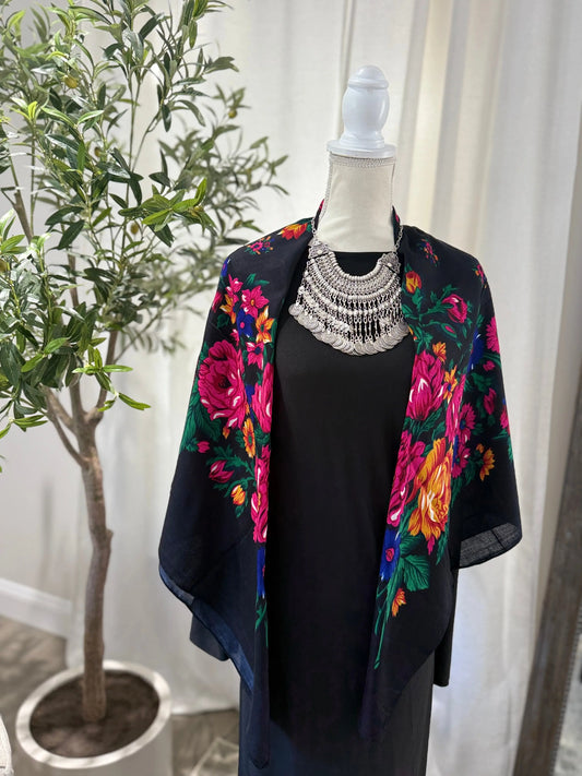Floral Sitty Shawl Zunnar Sitty