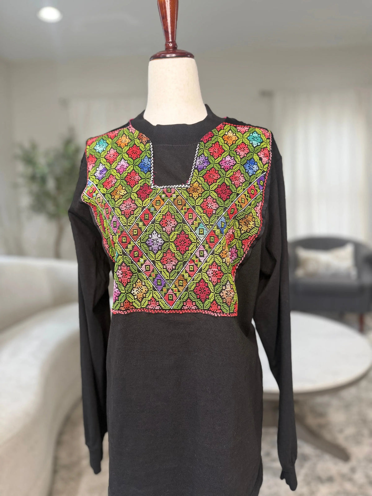 Multicolor Handstiched Alanna Zunnar Sitty