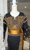 Black Aqsa Thoub Zunnar Sitty