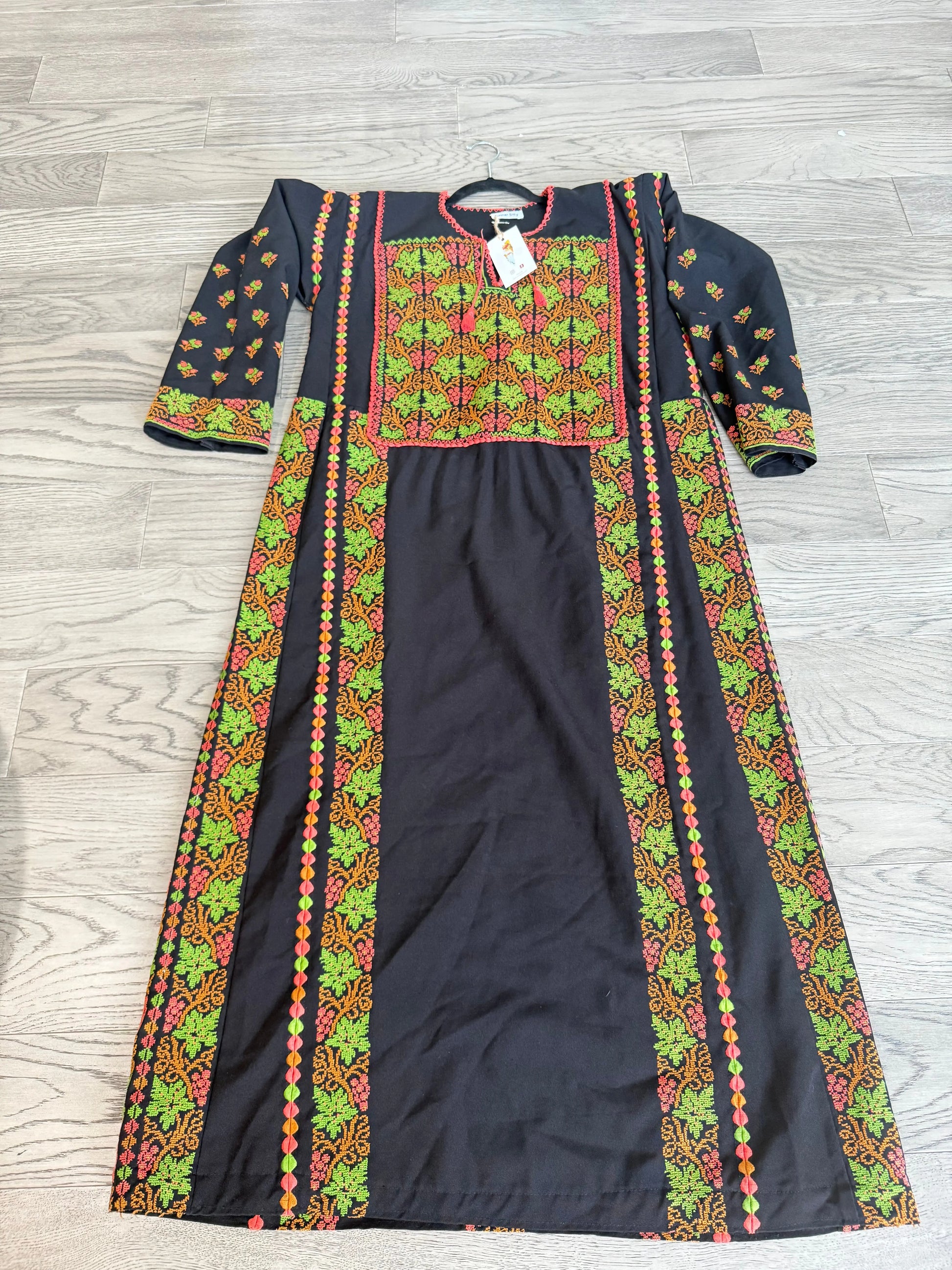 Black Thoub Zunnar Sitty