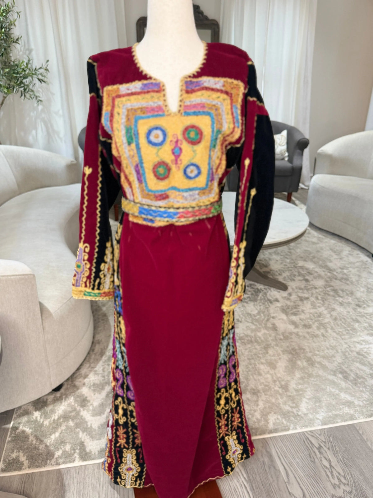 Burgundy Malaka Dress Zunnar Sitty