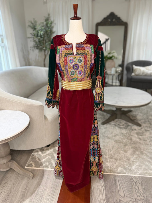 Burgundy Malaka Dress Zunnar Sitty