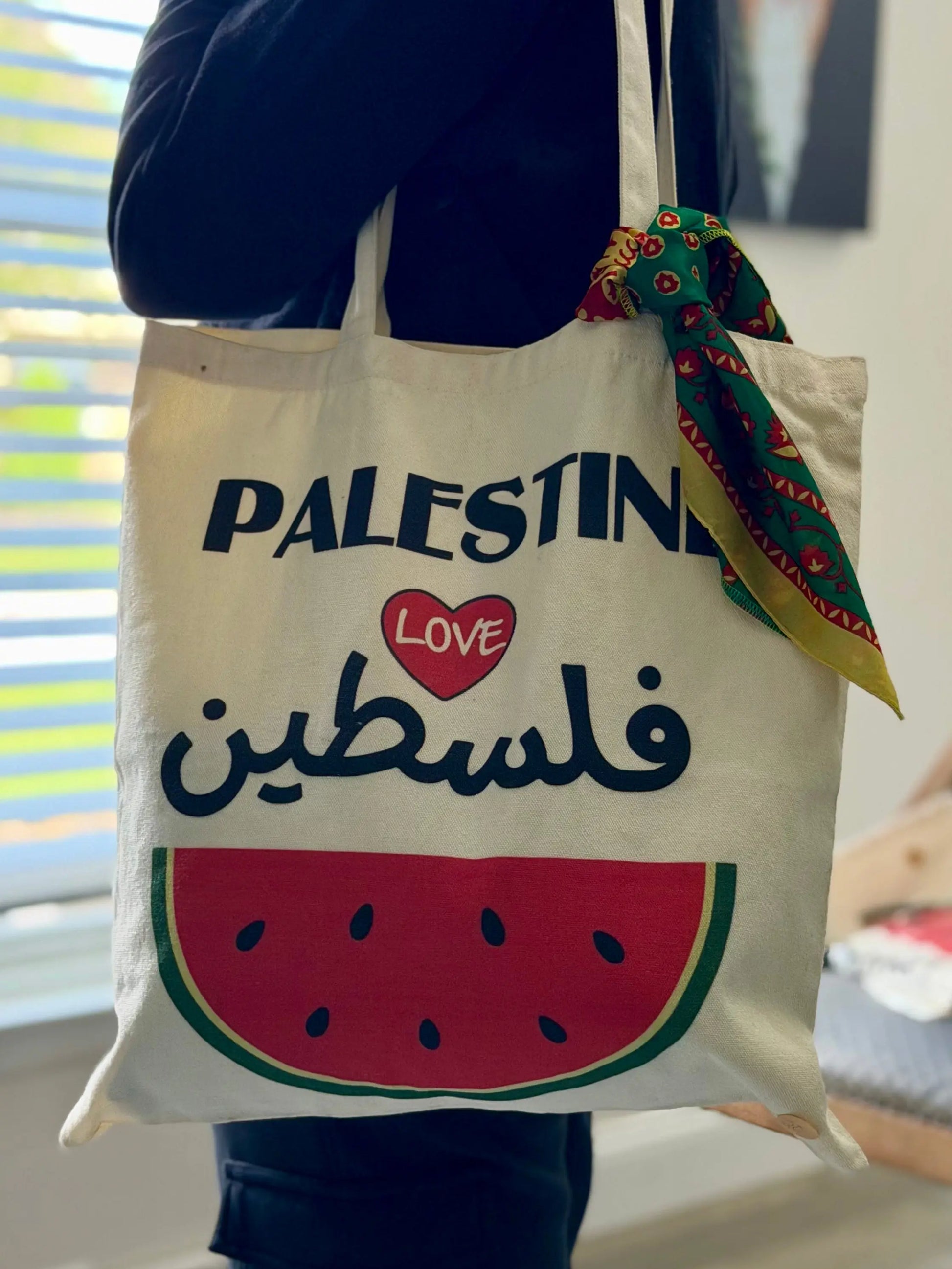 Palestine Tote with Asba Zunnar Sitty