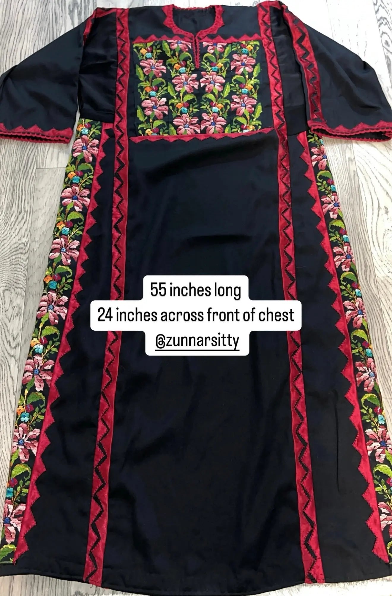Floral Thoub - Zunnar Sitty