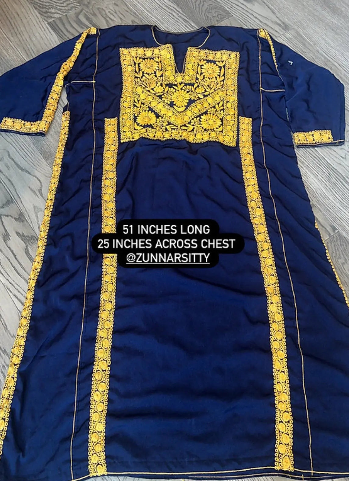 Blue knol Thoub - Zunnar Sitty