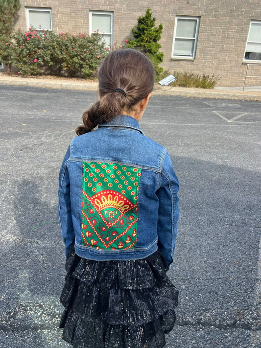 Sitty scarf Jean Jacket - Zunnar Sitty